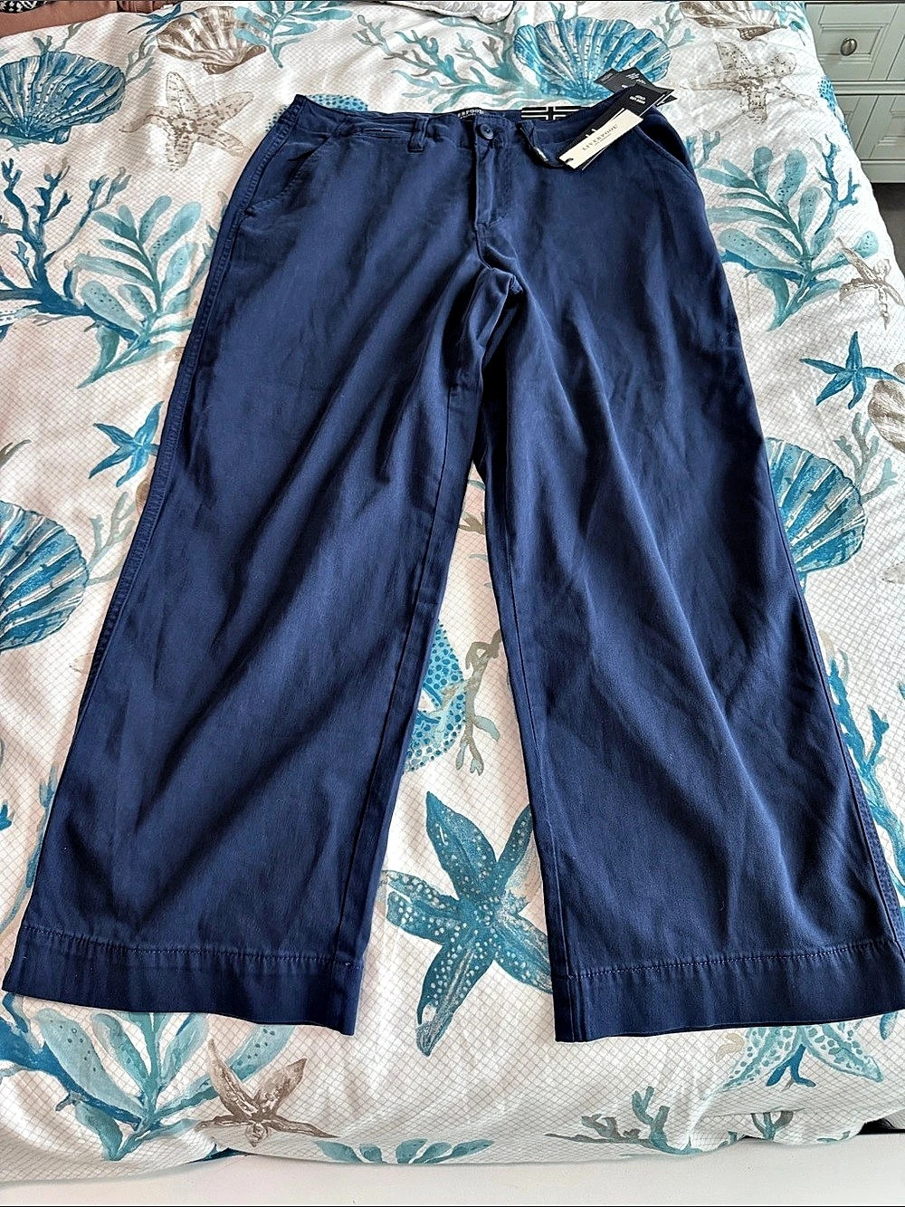 Liverpool Wide Leg Pants in Blue size 8/29 NWT